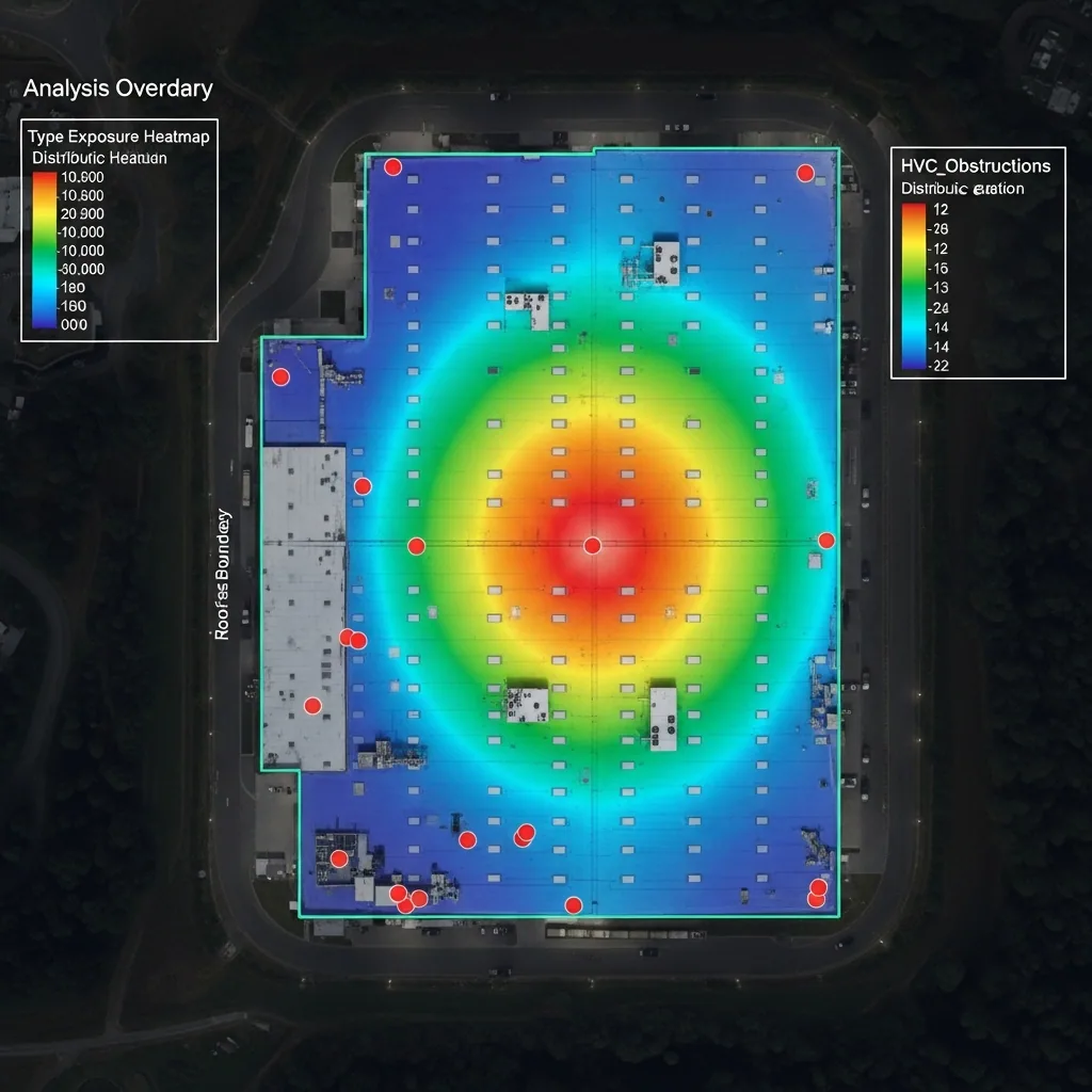 Gemini AI roof analysis heatmap
